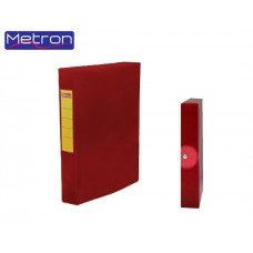 METRON ΚΟΥΤΙ ΠΛΑΣΤΙΚΟ A4 ΡΑΧΗ 5cm ΜΕ ΚΟΥΜΠΙ